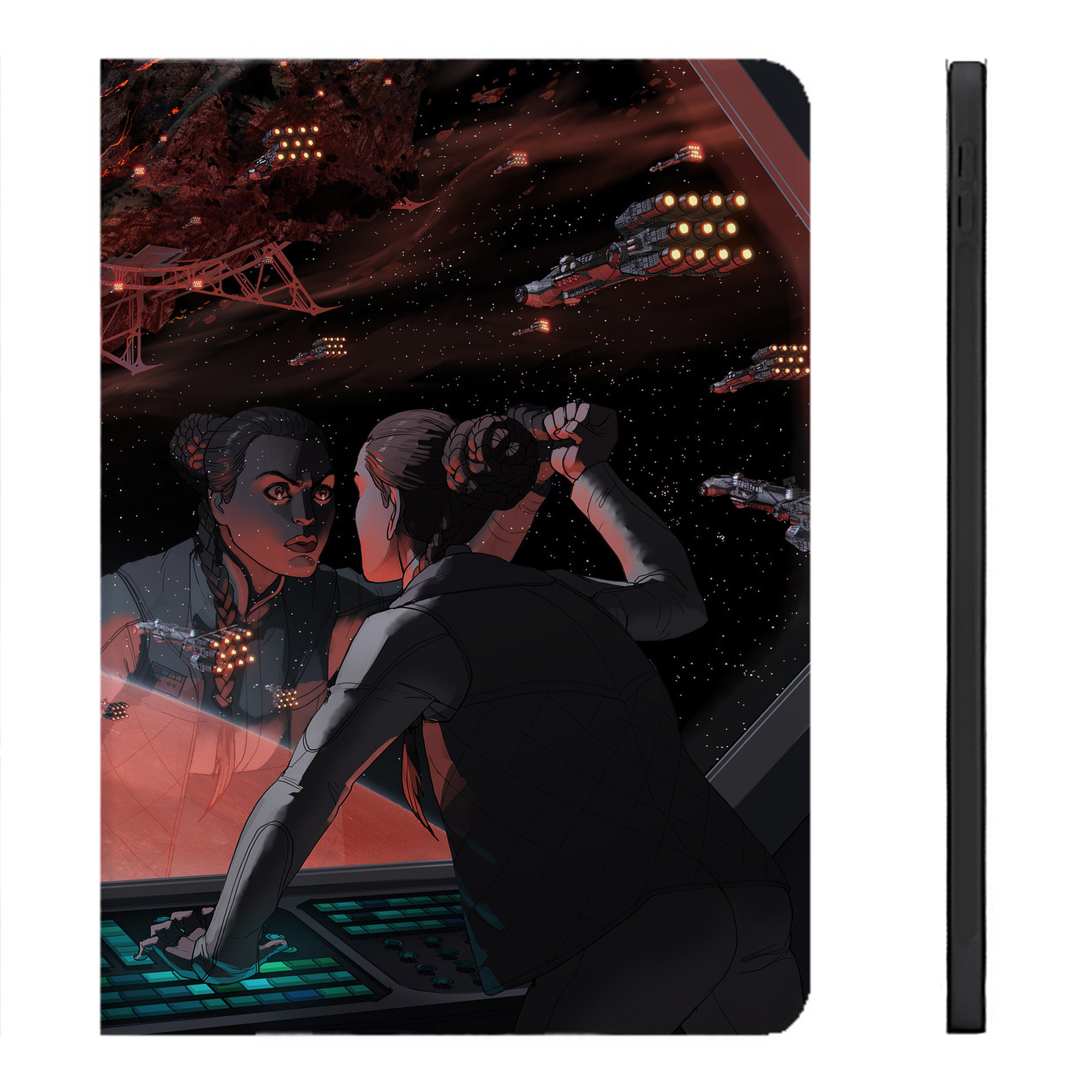（画像用） スター・ウォーズ Star Wars IPadケース ペンホルダー付き ブックスタイルデザイン